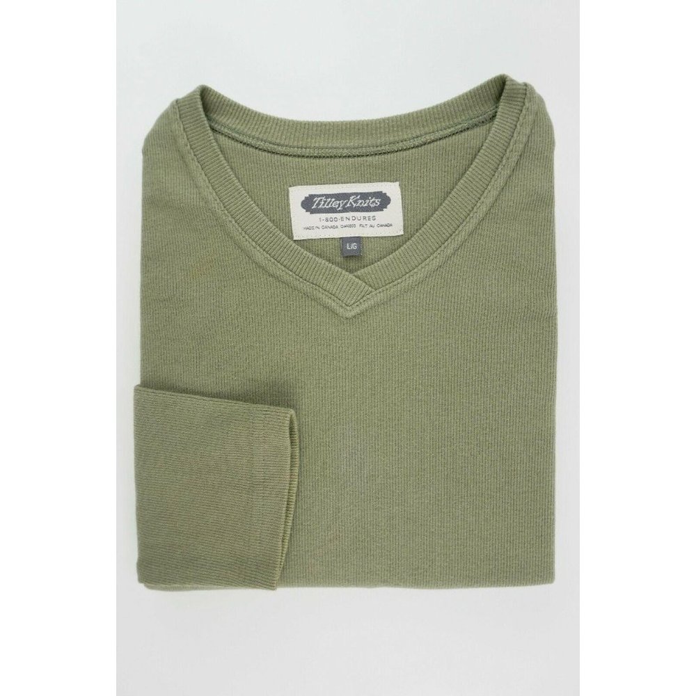 Tilley Knits Women’s Large Green Pullover‎ Sweater